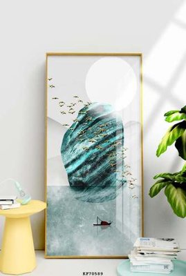 Download file ảnh gốc File tranh hiện đại pha lê gương KF70589 để in ấn