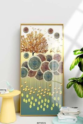 File ảnh File tranh hiện đại pha lê gương KF70591 (gốc) cho trang trí nội thất