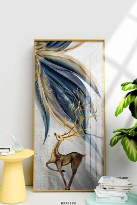 File PSD File tranh hiện đại pha lê gương KF70599 (bản gốc) đã tách nền