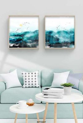 File gốc File tranh hiện đại pha lê gương KF70607 (thiết kế) cho in ấn