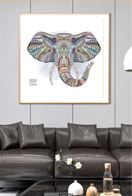 File tranh File tranh hiện đại pha lê gương KF70659 (ảnh gốc) in trần 3D