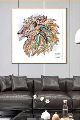 File tranh File tranh hiện đại pha lê gương KF70660 (file gốc) chủ đề phong thủy