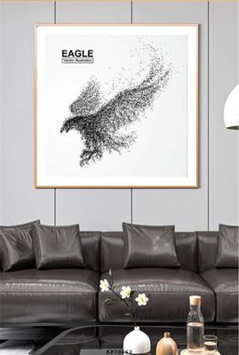 File tranh in trần 3D File tranh hiện đại pha lê gương KF70662 (ảnh gốc)