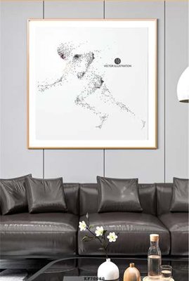 File tranh File tranh hiện đại pha lê gương KF70680 (bản gốc) treo tường