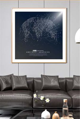 File tranh trang trí File tranh hiện đại pha lê gương KF70688 (file gốc)