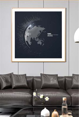 File gốc File tranh hiện đại pha lê gương KF70695 (in tráng gương) nghệ thuật