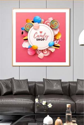 File gốc File tranh hiện đại pha lê gương KF70714 (in lụa) tranh thuận buồm