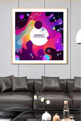 File gốc in mica File tranh hiện đại pha lê gương KF70724 chất lượng