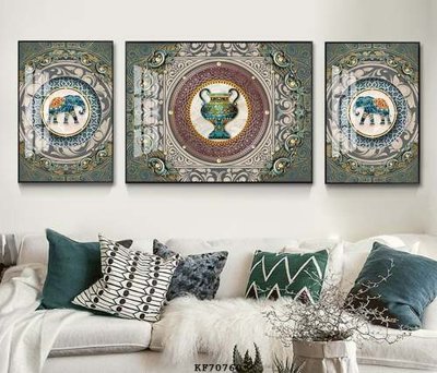 File tranh File tranh hiện đại pha lê gương KF70760 (gốc) in film