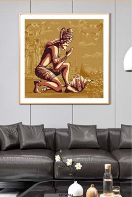 File gốc File tranh hiện đại pha lê gương KF70774 (cho in 3D) độc đáo