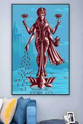 File gốc File tranh hiện đại pha lê gương KF70780 (phiên bản chuẩn) để in ấn