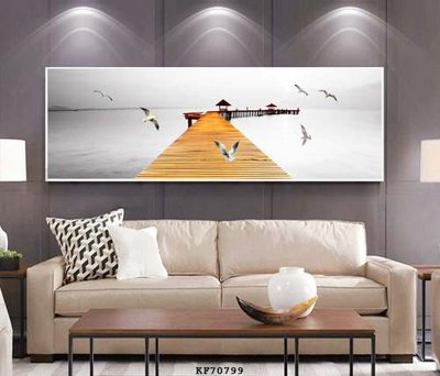 File in trần File tranh hiện đại pha lê gương KF70799 (bản gốc 3D) sống động