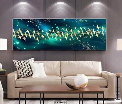 File in ấn cao cấp File tranh hiện đại pha lê gương KF70801 (file gốc)