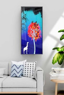 File PSD File tranh hiện đại pha lê gương KF70946 (gốc) nhiều lớp (multi-layer)