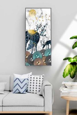 File tranh File tranh hiện đại pha lê gương KF70958 (gốc) chủ đề trừu tượng