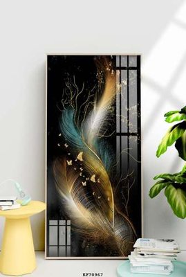 File tranh File tranh hiện đại pha lê gương KF70967 (bản gốc) treo tường