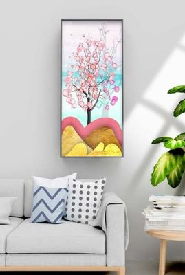 File ảnh File tranh hiện đại pha lê gương KF70979 (gốc) dùng in Pano