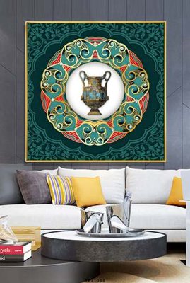 File gốc File tranh hiện đại pha lê gương KF71088 (phong cách) châu Âu