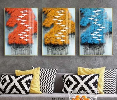 File ảnh File tranh hiện đại pha lê gương KF71092 (gốc) dùng in Pano