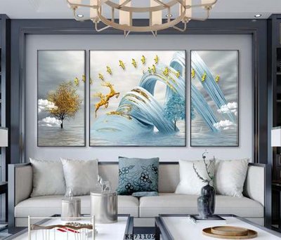 File ảnh File tranh hiện đại pha lê gương KF71109 (gốc) in standee