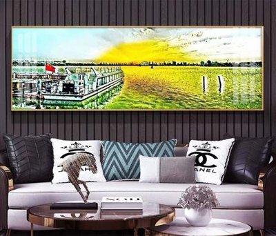 File gốc File tranh hiện đại pha lê gương KF71119 (in lụa) chi tiết cao