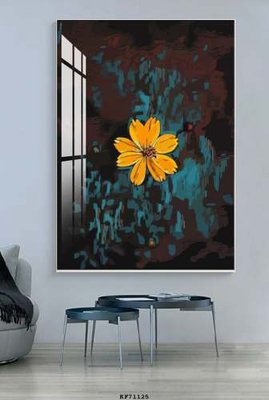 File in trần File tranh hiện đại pha lê gương KF71125 (file gốc) chủ đề vũ trụ