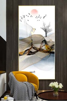 Tải file File tranh hiện đại pha lê gương KF71140 (PSD) cho in tranh 3D