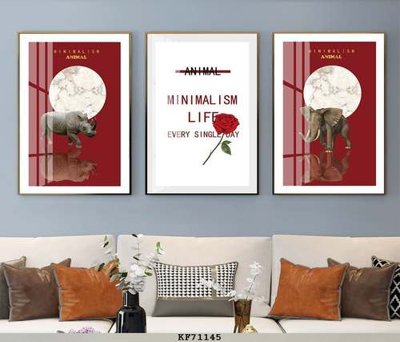 File in ấn File tranh hiện đại pha lê gương KF71145 chuyên nghiệp