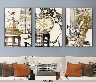 File gốc File tranh hiện đại pha lê gương KF71183 (cho in ấn) độc quyền