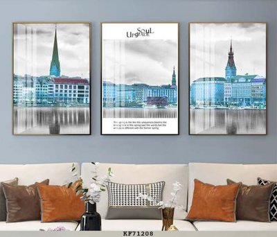 File in ấn chuyên nghiệp File tranh hiện đại pha lê gương KF71208 (file gốc)