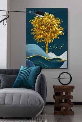 Download file gốc File tranh hiện đại pha lê gương KF71214 (in mica) trong suốt