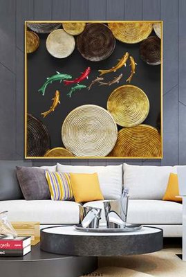 File gốc File tranh hiện đại pha lê gương KF71241 (trang trí) phòng làm việc