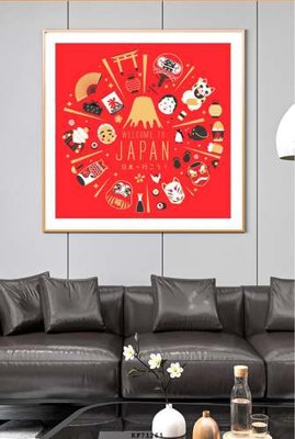 File in trần File tranh hiện đại pha lê gương KF71261 (bản gốc) hoa văn