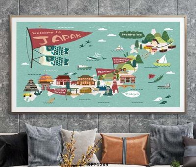 File in trần File tranh hiện đại pha lê gương KF71269 (bản gốc) mây trời