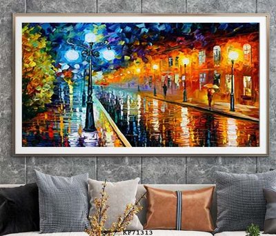 File tranh gốc PSD File tranh hiện đại pha lê gương KF71313 còn nguyên layer