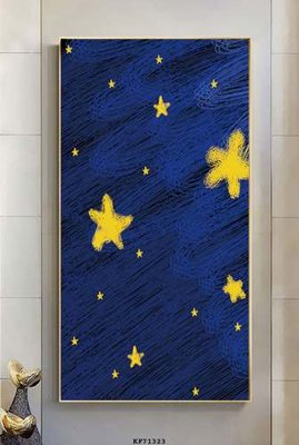 File tranh File tranh hiện đại pha lê gương KF71323 (gốc) in film