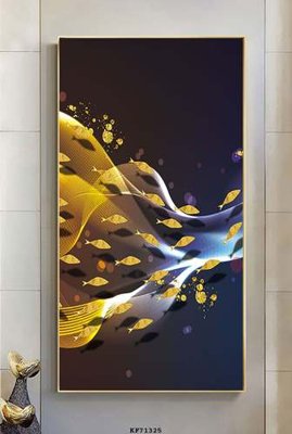 Download file ảnh gốc File tranh hiện đại pha lê gương KF71325 để in ấn