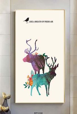 File gốc File tranh hiện đại pha lê gương KF71346 (in lụa) họa tiết 3D