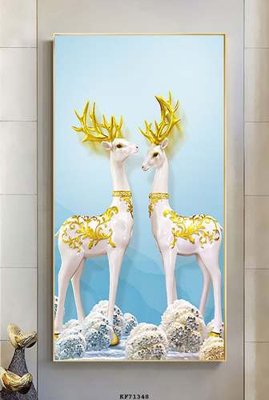 File gốc File tranh hiện đại pha lê gương KF71348 (in tráng gương) sang trọng