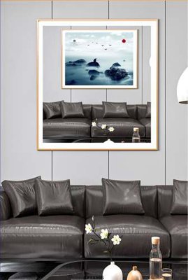 File gốc File tranh hiện đại pha lê gương KF71356 cho in ấn và thiết kế