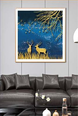 File gốc File tranh hiện đại pha lê gương KF71399 (phong cách) tối giản