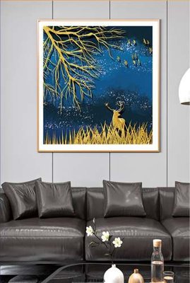 Tệp tin gốc File tranh hiện đại pha lê gương KF71405 (dùng cho in ấn) chuyên nghiệp