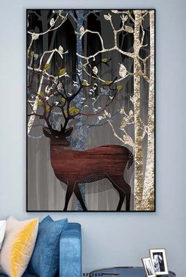 File gốc File tranh hiện đại pha lê gương KF71430 (in tráng gương) sang trọng