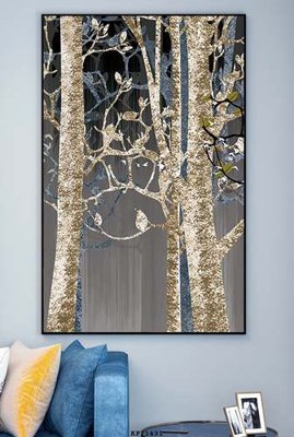 File gốc File tranh hiện đại pha lê gương KF71431 (in lụa) chi tiết cao