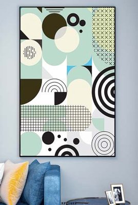 File gốc in ấn File tranh hiện đại pha lê gương KF71489 chuẩn màu CMYK