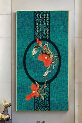 File tranh PSD File tranh hiện đại pha lê gương KF71518 chất lượng cao