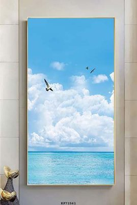 File tranh in tráng gương File tranh hiện đại pha lê gương KF71561 (siêu nét)