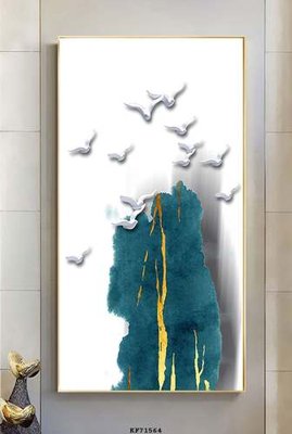 Ảnh mô tả file gốc in mica File tranh hiện đại pha lê gương KF71564