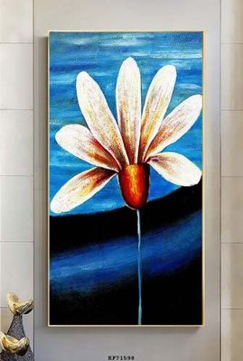 Hình ảnh file gốc in trần nhà File tranh hiện đại pha lê gương KF71598