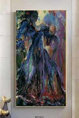 File tranh File tranh hiện đại pha lê gương KF71617 (bản gốc) trang trí văn phòng